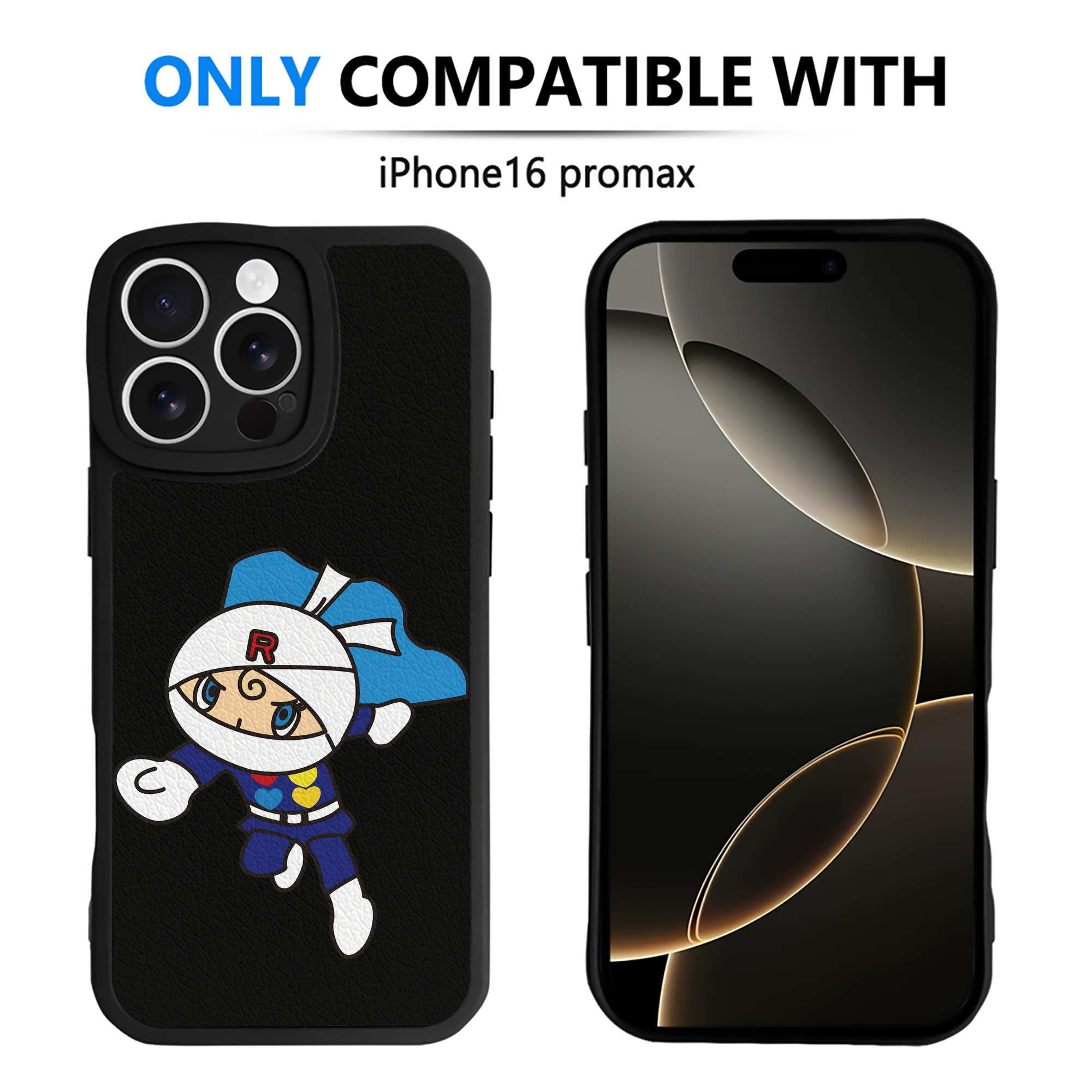 （画像用） アンパンマン Anpanman 【iPhone 16シリーズ対応】シリコンスマホケース（レザー調） 材質：シリコン